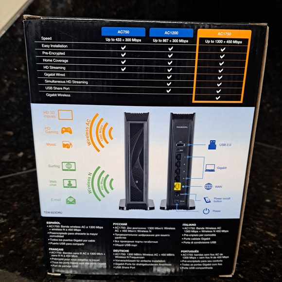 TRENDnet AC1750 Dual Band Wireless Router - Picture 4 of 4